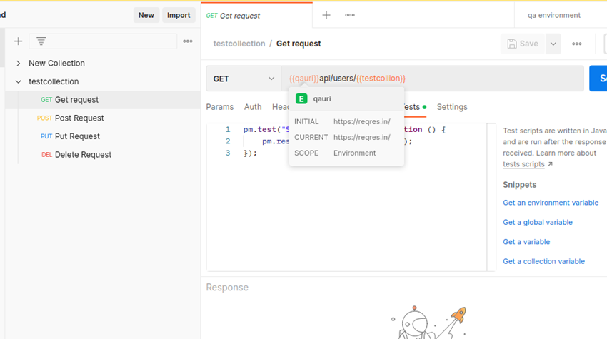 Postman Environment,Collection and Monitors